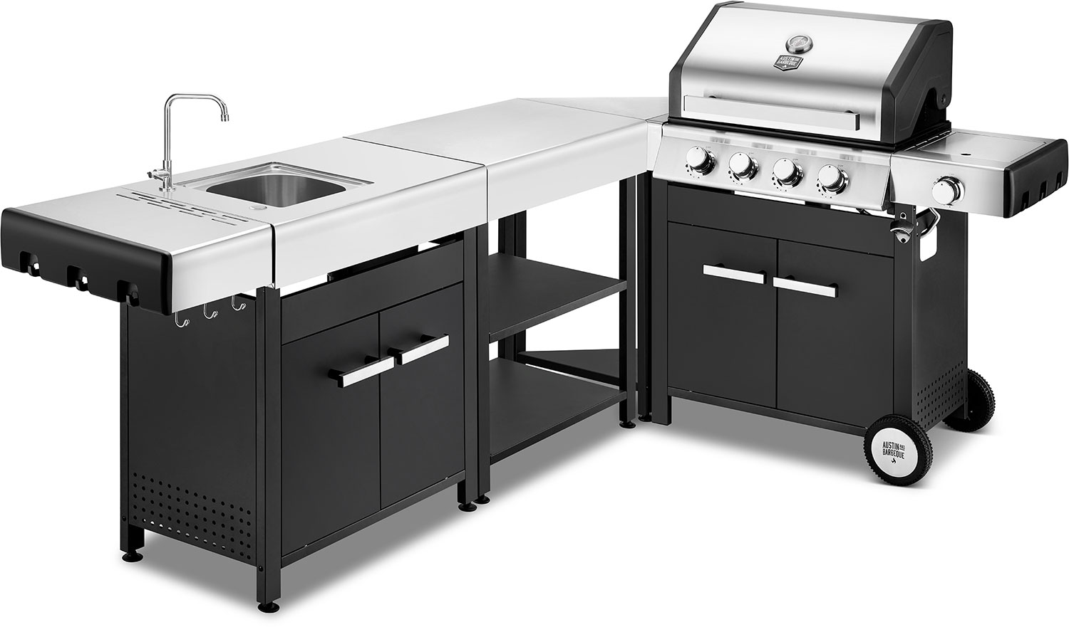 Austin and Barbeque AABQ Corner Table SS